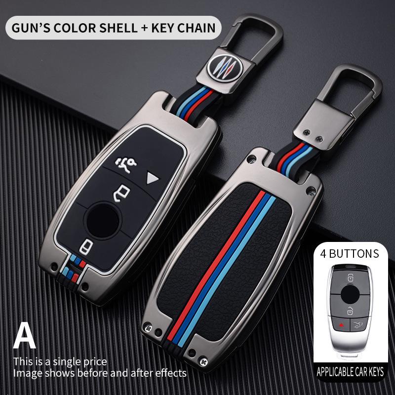 Mercedes-Benz Key Case for E-Class, C260L, C200L, A200L, E260, and GLC Luxury Models