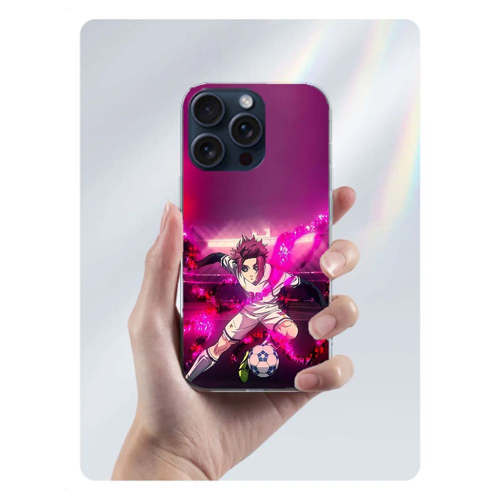 Blue Lock Anime Clear Phone Case For Iphone 17 Air 16 Pro Max 15 Pro 14 Plus 17E 16E 11 13 12 Mini Cover Cases Fundas Cell TPU C