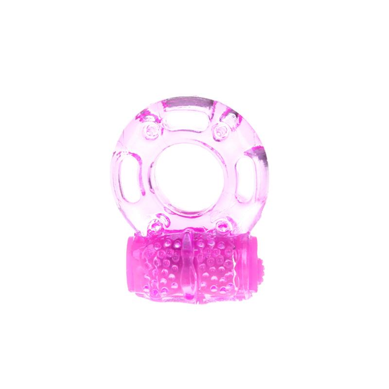 Crystal JJ Vibrating Cock Ring: Adult Men's Toy for Couples, One Piece