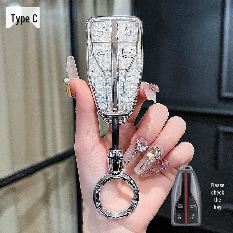 Custom Key Case for Hongqi Models: HS5, H5, H9, EQM5, H6, HS7 - Premium Design for Men and Women