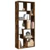 Vidaxl Partition Shelf, Smoked Oak, 67X25X161.5 Cm