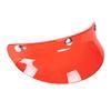 3 Snap Button Visor  Lens Visor Flip Up Wind  for Open Face Motorcycle Helmet