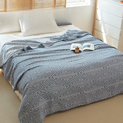 Class A Mother And Baby Cotton Yarn Dyed Gauze Throw Blanket Simple No Print Towel Quilt Winter Warm Cover Blanket For Household Sofa Bed