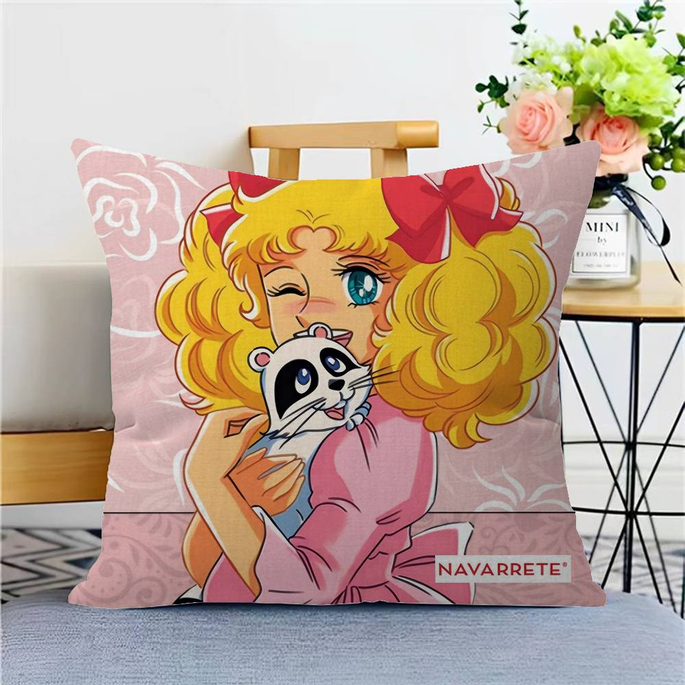 

Candy Candy Anime Cushion Cover Decorative Pillow Sofa Home Decor case pillow cases 12x12Inch