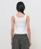GENERALIDEA Sheer Layered Sleeveless [White] / Gf2Lts534