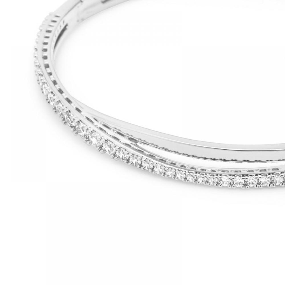 Swarovski 5565210 Hyperbola Bangle Medium Bracelet