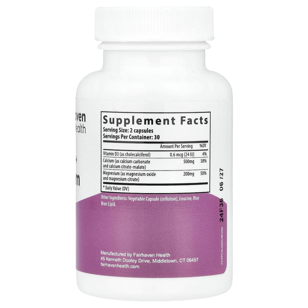 Pregnancy, Calcium + Magnesium, 60 Capsules