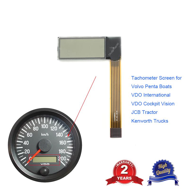 Tachometer Gauge Screen LCD Display Screen for VDO Volvo Penta Jcb Tractor Boat