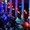 6 LED Solar Butterfly Lights Waterproof Garden Solar Lights Landscape LED Butterfly Lights  Pathway