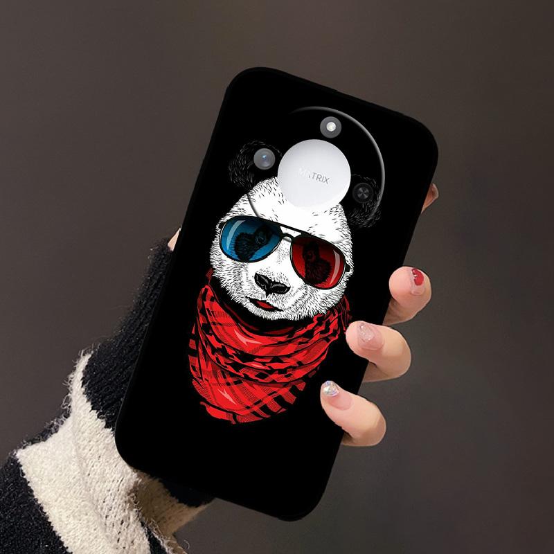 Luxury Cartoon Case For Honor X60 Soft TPU Silicone Phone Back Cover For Huawei Honor X60 BRC-AN00 Shockproof Bumper Phone Bags
