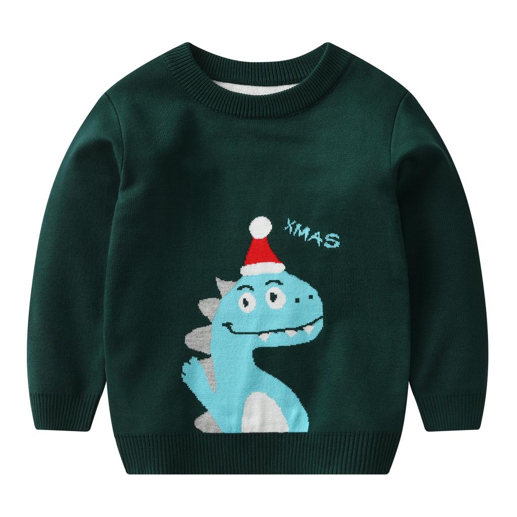 Dziecięcy sweter świąteczny Jesień Zima Dziewczęcy sweter pulowerowy Chłopięcy sweter świąteczny z kreskówek