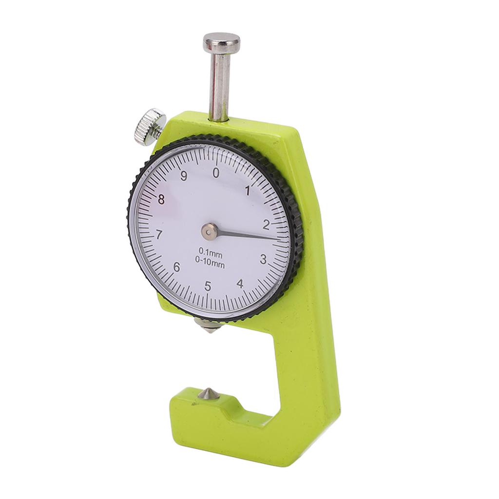 Thickness Meter 0.1mm Resolution 0 To 10mm Measure Range Professional Cone Head Dial Thickness Gauge