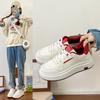 Muffin sole little white shoes women's 2025 spring and autumn new thick sole heightening soft sole casual sports board shoes women's versatile