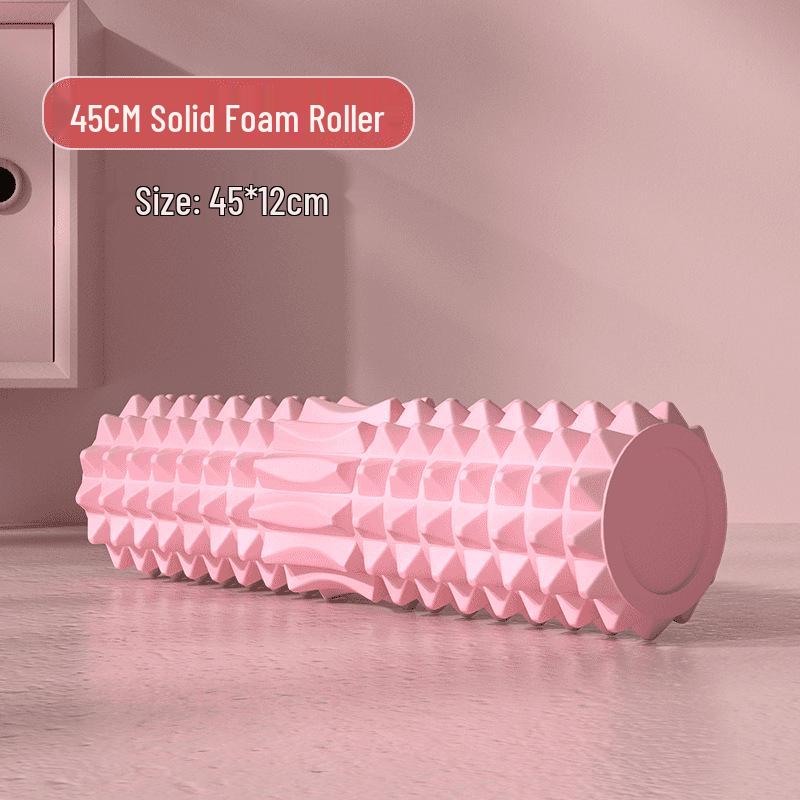 Professional Foam Roller and Crescent Yoga Massage Set
