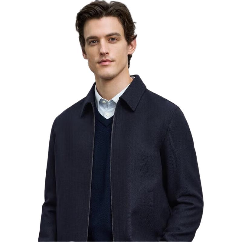 Мужской жакет EMZ Erdos из смесовой шерсти с классическим лацканом 2XL