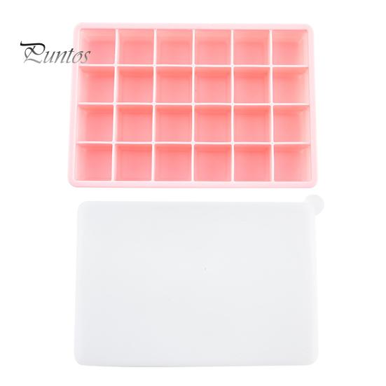 

Силиконовый лоток для льда с крышкой, 15/24 ячейки, легко вынимается, не содержит бисфенол А, летний холодильник, пресс-форма для приготовления коктейлей и виски, льдогенератор, кухонные принадлежности 24Grid розовый