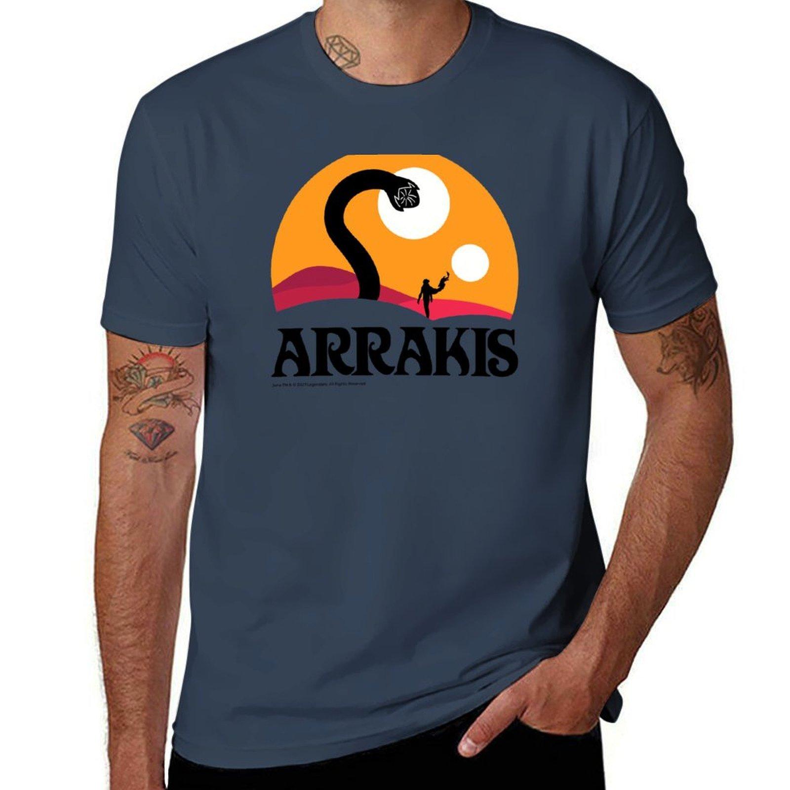 Fear Is The Mind Killer Orange Arrakis Tshirt Big And Tall Solid Color Tshirt S