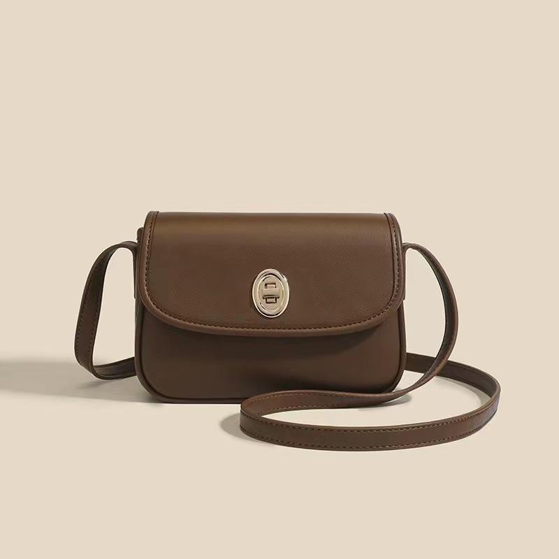 

Новая Мода Маленькие Квадратные Сумки Женские Сумки Через Плечо Ретро Черный Коричневый Продвинутый Сенс Женские Повседневные Тренд Нишевые Сумки Кроссбоди