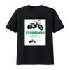 Vintage 1971 OSSA Stiletto Motorcycle Brochure Image T Shirt Vintage Washed Soft Designer Clothes Streetwear Slightly Fashion