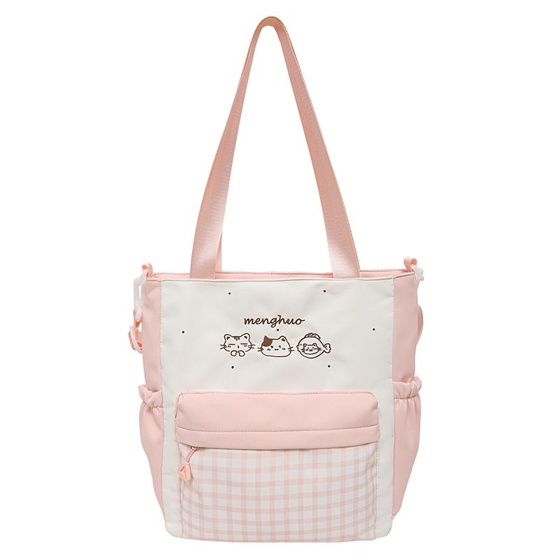 Cartoon Shoulder Bag Student Lightweight Crossbody Bag