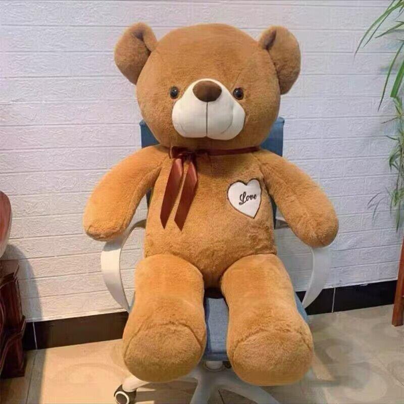 Teddybär Plüschtier - Große Stoff-Panda-Puppe, Umarmbares Geschenk für Freundin oder Kinder, Perfekt für Geburtstage