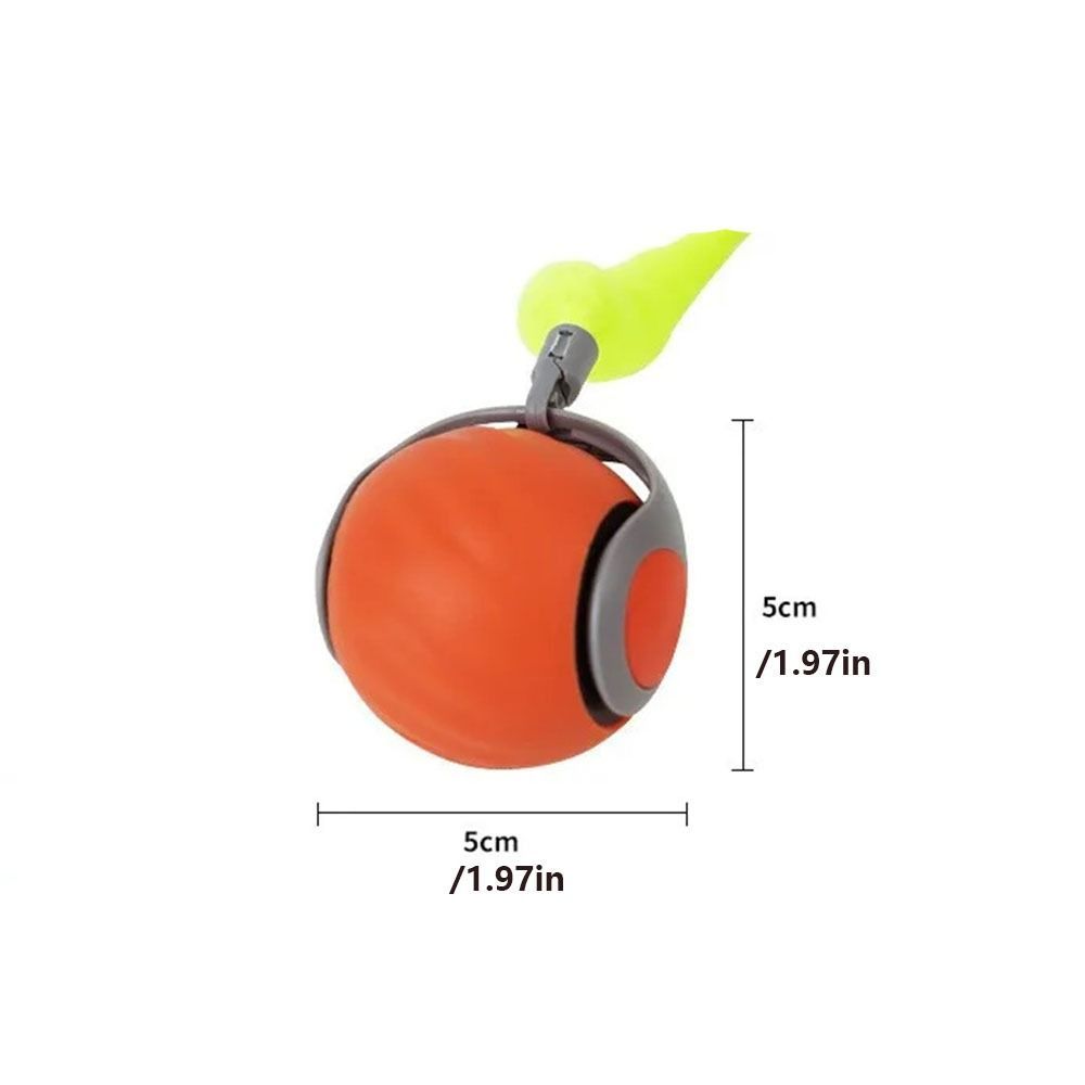 Gravity Sensor Cat Interactive Ball Automatic Moving Smart Pet Toy Ball with Faux Tail Silicone Jumping Rolling Ball Self Hi