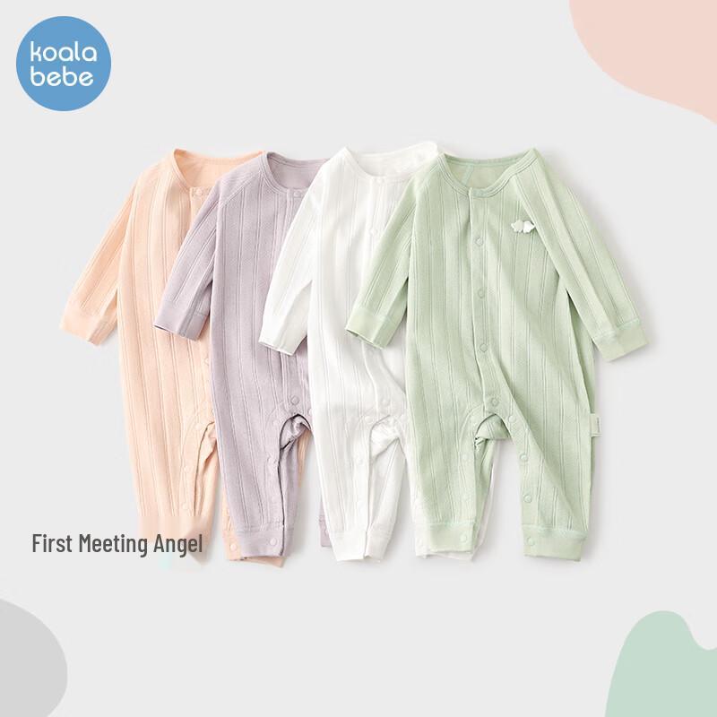 Ромпер с коалой, ангельскими крыльями, хлопковый жаккардовый 90