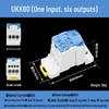 DIN Rail Multi-Out Terminal Block UKK80A-500A Neutral Blocks