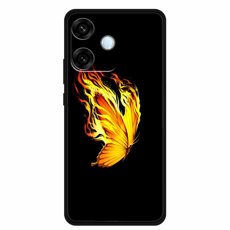 

For Oppo A5 Pro 4G 5G Case 6.67 Soft TPU Silicone Funda Cut Cat Flower Painted Back Cover for Oppo A5 Pro 5G Global Shell Coque A5 Pro 5G Global