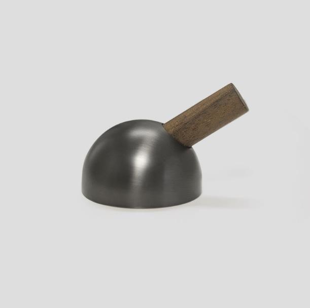 Gancho para Abrigos de Madera de Nogal y Metal para Colgar en la Pared Decoración de Sala de Estar Moderno Gancho para Abrigos en la Parte Trasera de la Puerta Decoración de Pared de Fondo