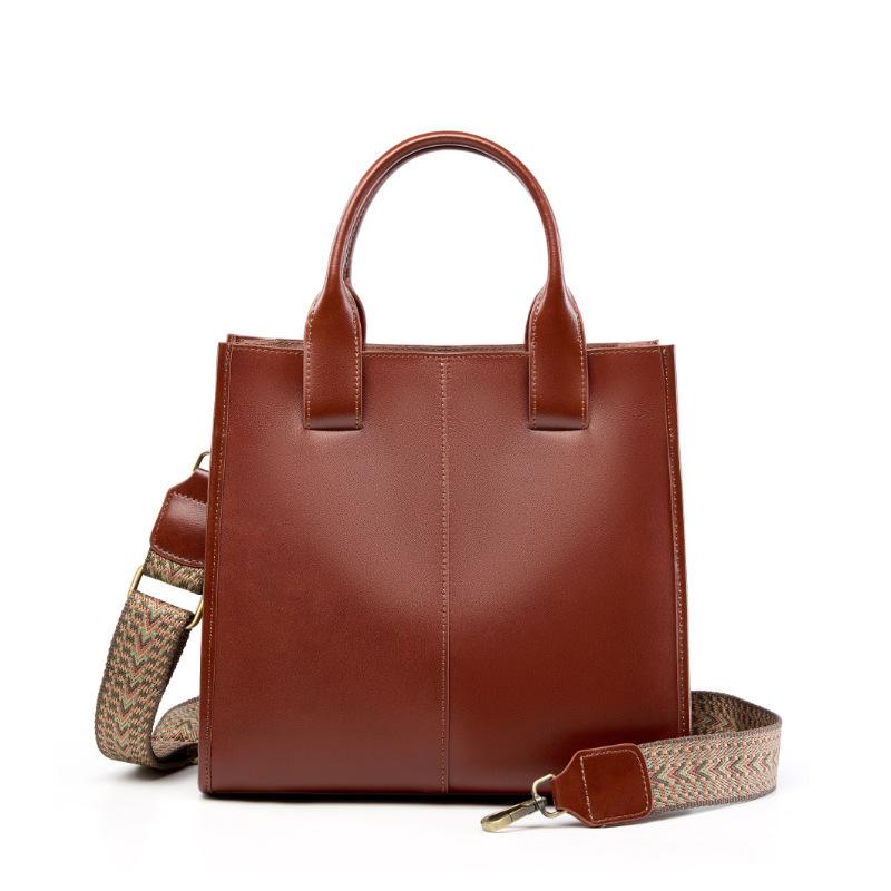 Women's Bag, Leather Messenger Bag, New Tote Bag, Large-capacity Bucket, Shoulder Handbag Delivery.