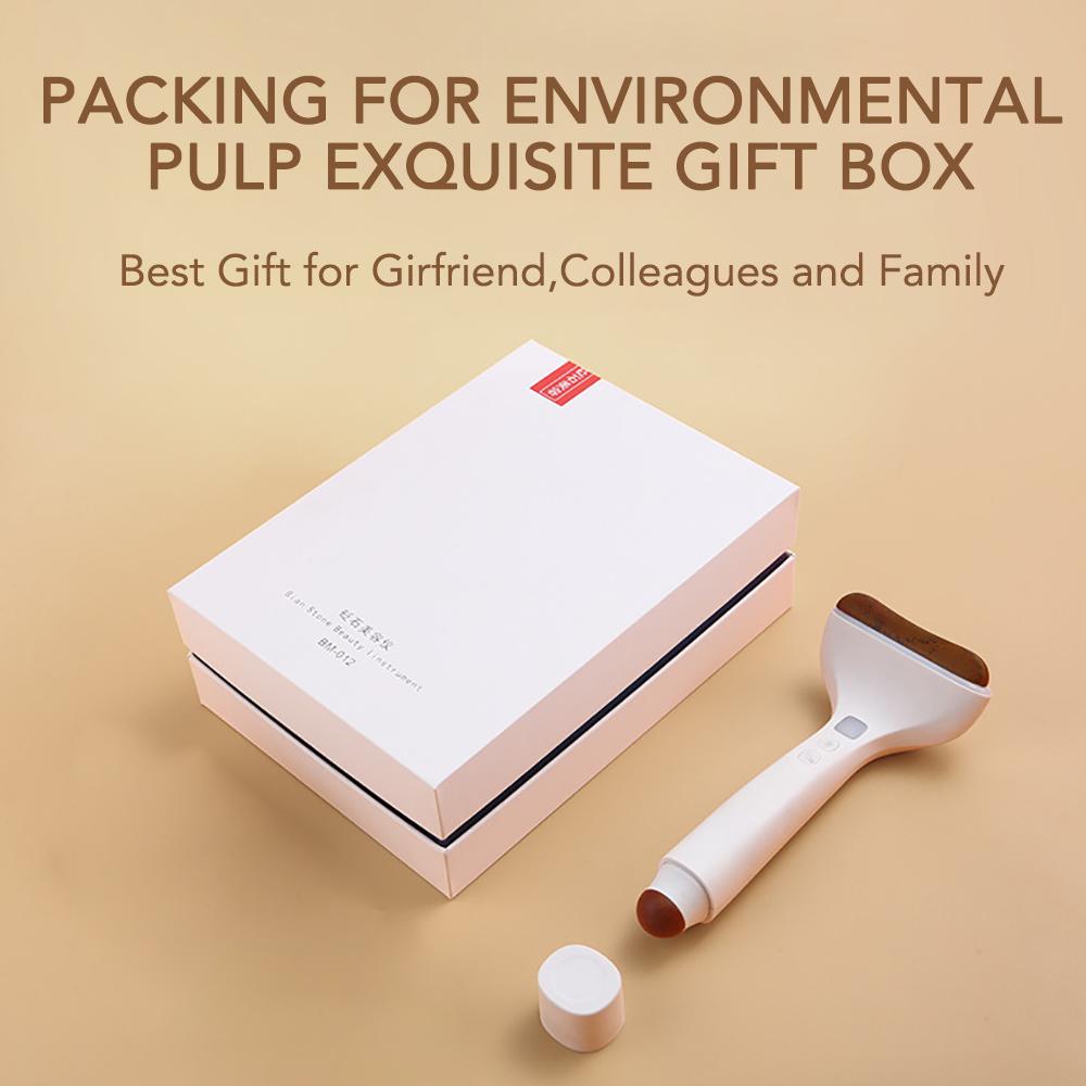 Aparat de masaj electric antirid pentru fata Bian Stone