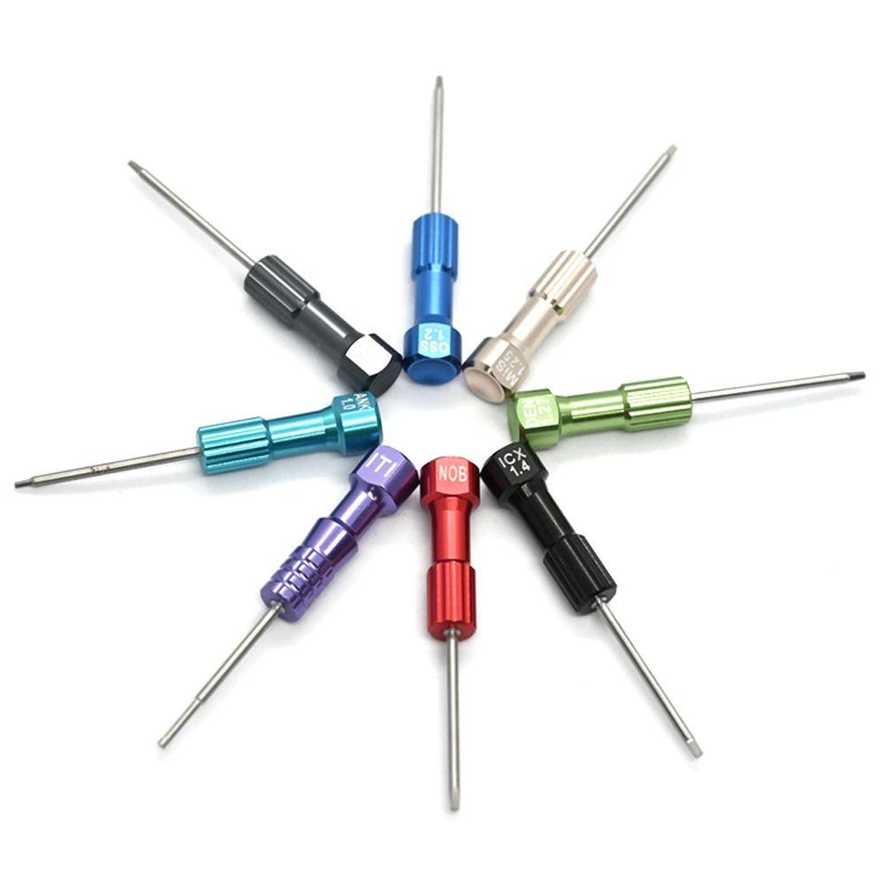 Multiple Color Tool Kit Stainless Steel Micro Screwdriver Technician Screwdriver  Dental Laboratory