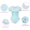 LittleForBig Vuxen Jumpsuit Pyjamas [Nöjespark] Slät och Silkeslen Känsla Bodysuit, Storlek 4XL
