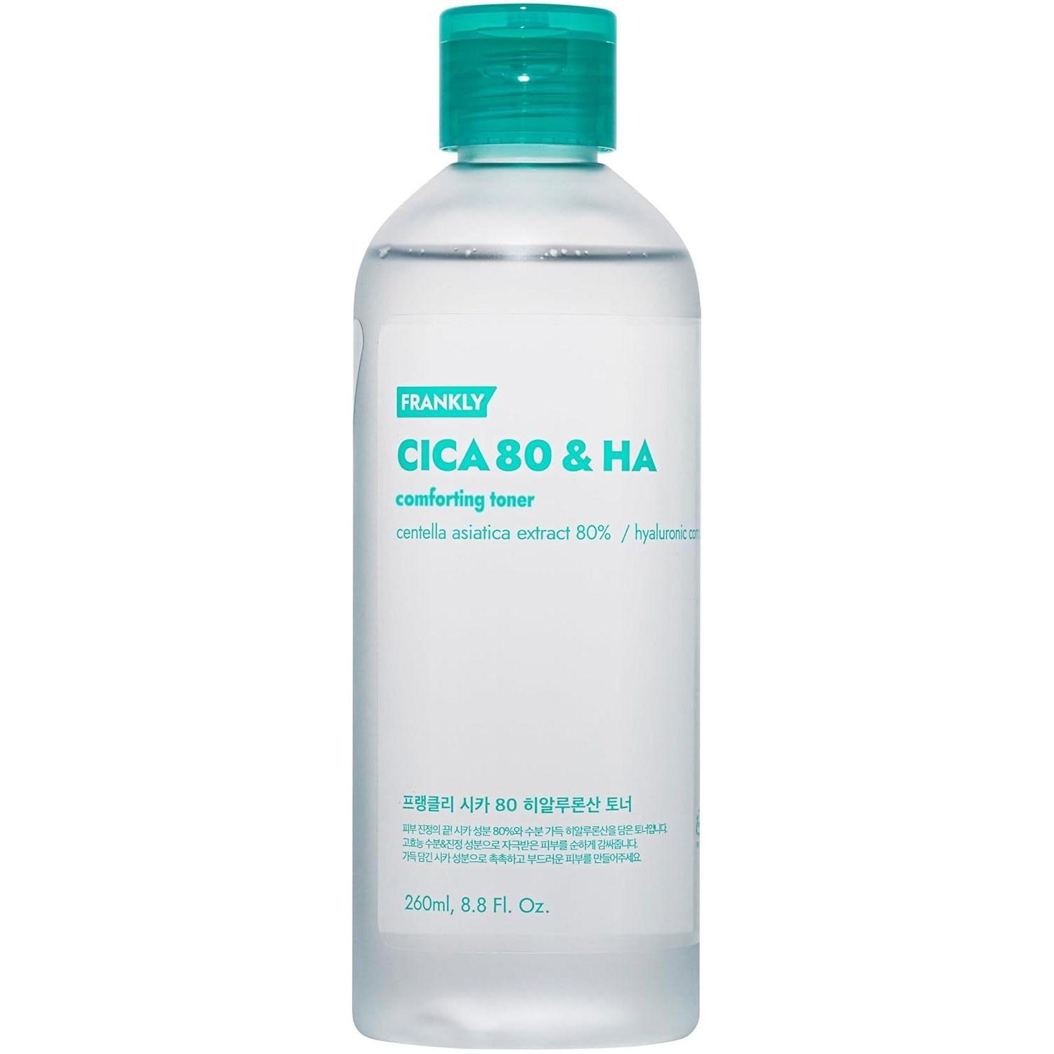 Toner CICA 80 Hyaluronic 260mL Fragrance-free Alcohol-free Moisturizing Hydration Acid Soothing Skin Trouble Care Damage Repair Moisture Elasticity
