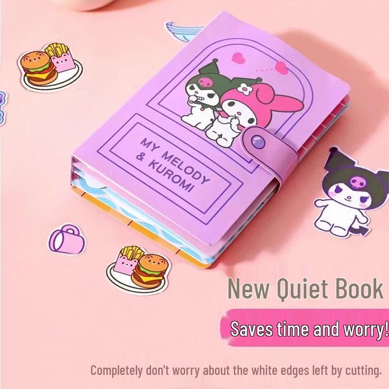 Kuromi Magnetic Quiet Book: DIY Dress-Up Suction Doll Toy for Girls