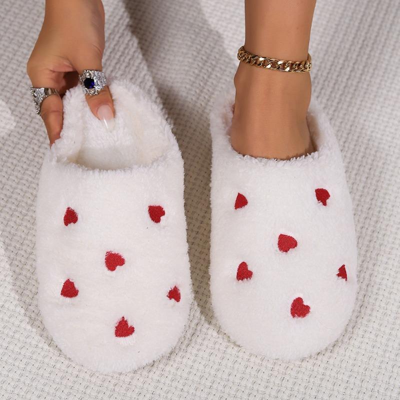 Soft bottom love bag head fluffy slippers women's autumn and winter outer wear non-slip indoor thick bottom home fluffy moon