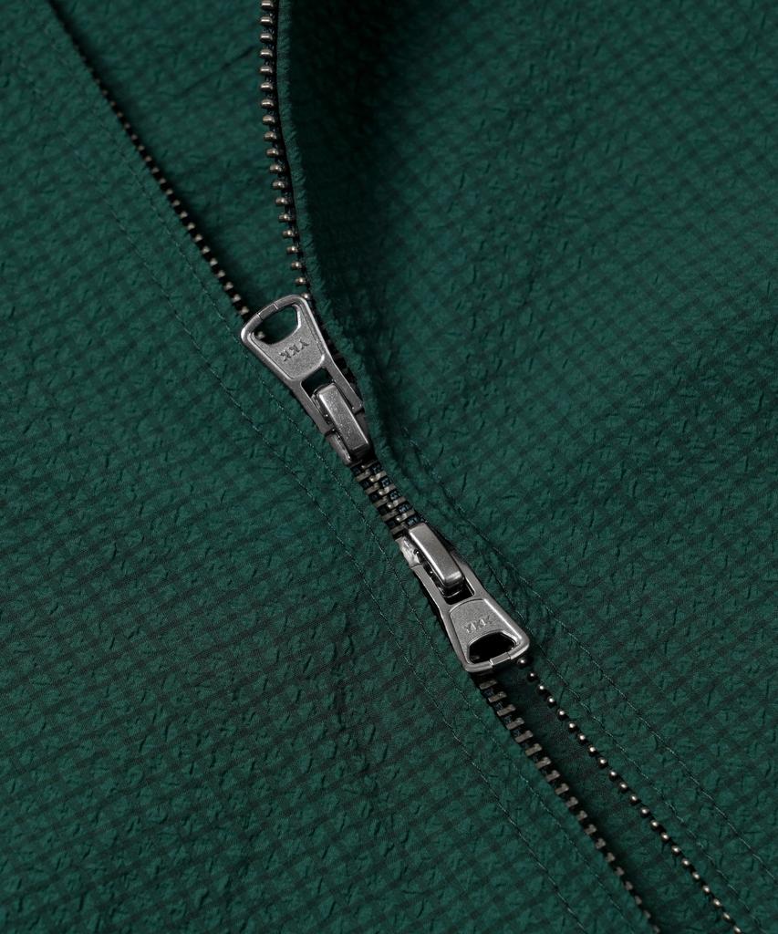 Frizmworks Seersucker Buddy Harrington Jacket _ Dark Green