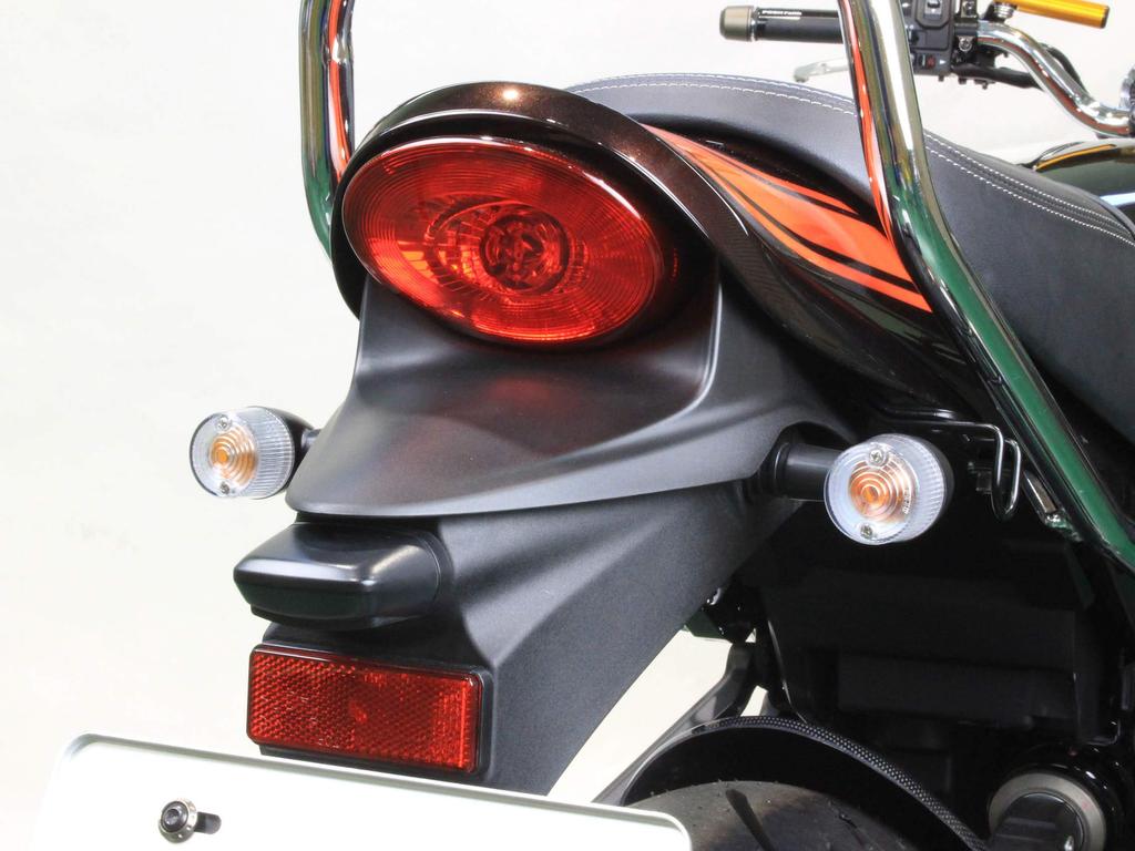 POSH FAITH Motorcycle Turn Signal Classic Turn Kit for Z650RS Black Body with Clear Part Number Kit, Bullet-Shaped Signals, Model-Specific Z900RS/CAFE