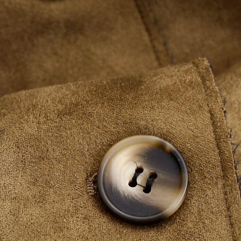 Kaslead New Women clothes Western Style Fashion Simple Suede Outerwear Jacket 4968224