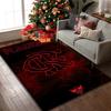 1pc Office Printed Area Carpet, Rangers FC Rug, Home Sofa Chair Mat For Christmas and Halloween Décor