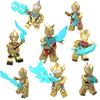 Cross-border Sale Universe Hero Building Block Doll Set with Weapon Bag