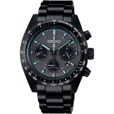 Prospex Speedtimer Solar-Chronograph Ganz Schwarz SBDL103 Uhr [Seiko Uhr] Herren