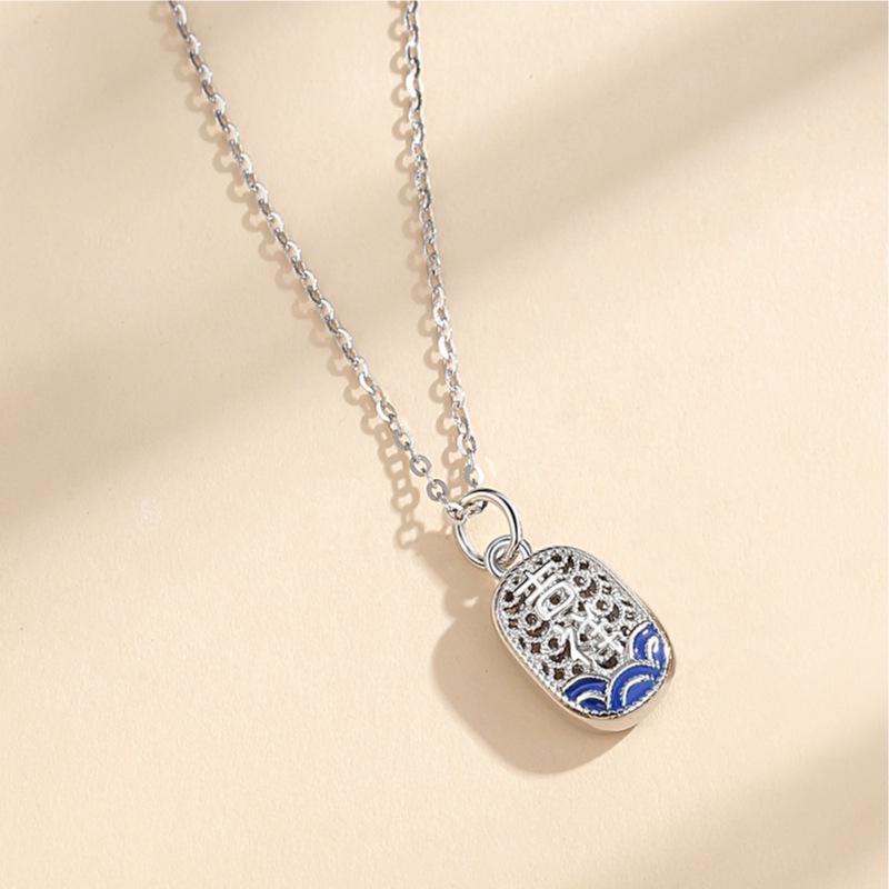 

Baoyilong S925 Sterling Silver Ruyi Necklace - Elegant Women s Jewelry for Mother s Day 925 Silver