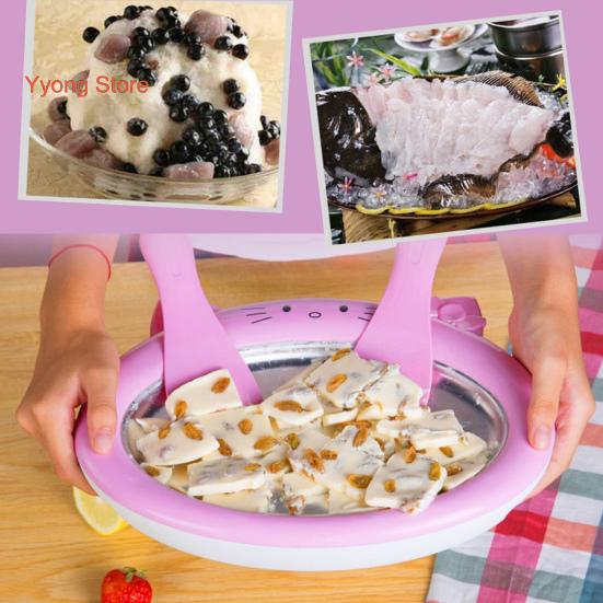 ice cream making plate machine