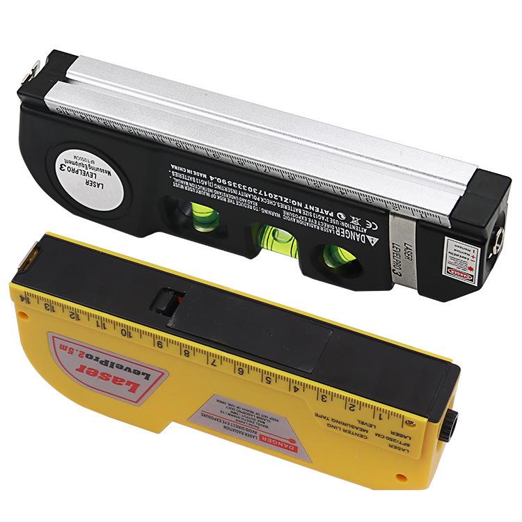 4-in-1 Portable Laser Level Ruler with Tape Measure and Infrared Level Tool