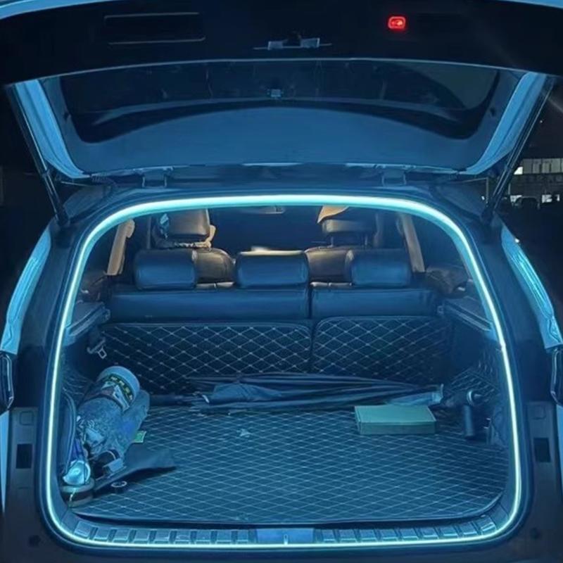 Seamlessly Car Trunk LED Light Strips Silicone Texture Quick Installation Easily Setup LED Cargo Light for Vehicle Trunk