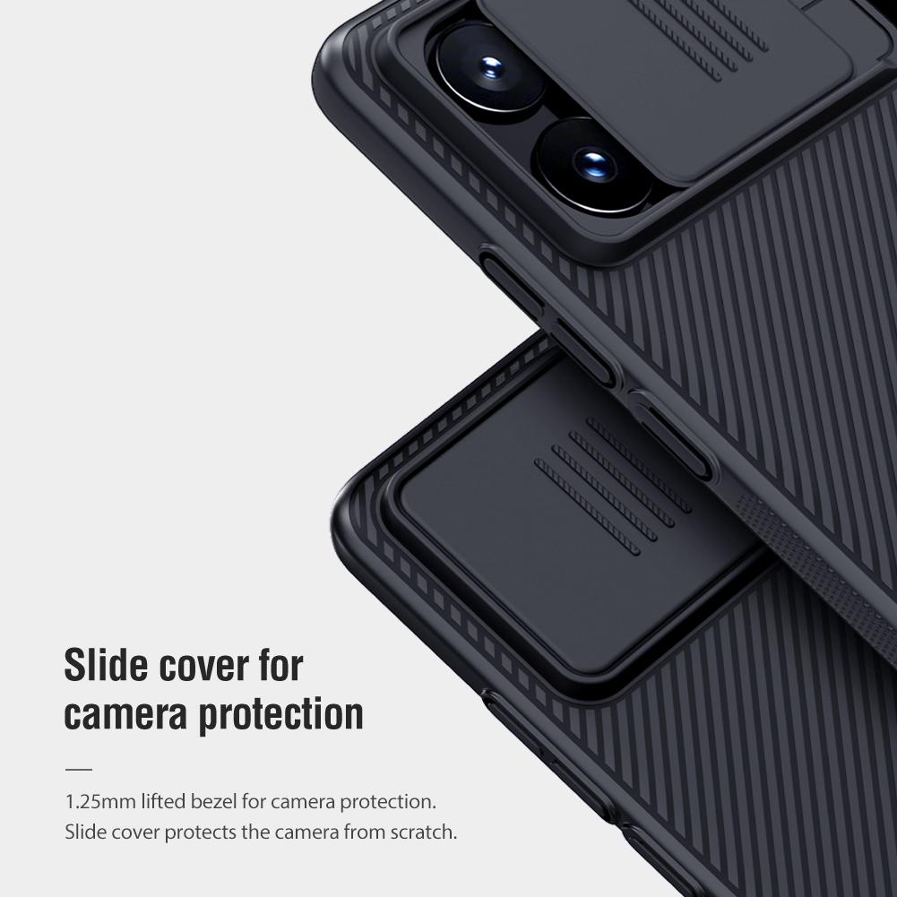 NILLKIN Pro Xiaomi Poco X6 Pro 5G pouzdro na telefon CamShield Camera Protection Back Cover