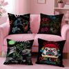 Colorful Graffiti Game Gamepad Cushion Cover Comfortable Reversible Pillow Cover Ideal for Car Sofa Bedroom & Beyond