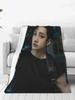 Bang Chan Flannel Throw Blanket Soft Warm Gun Print for Living Room Travel Bedspread Sofa Bed Cover